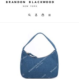 COPY - Brandon Blackwood Denim logo bag